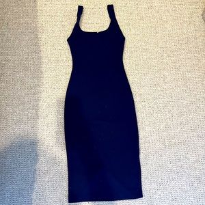 Zara Trafaluc Bodycon Tank Dress in Navy